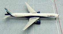 Load image into Gallery viewer, JC Wings 1/400 IndiGo Boeing 777-300ER TC-LKD flaps down
