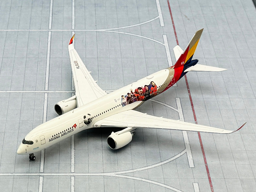 JC Wings 1/400 Asiana Airlines Airbus A350-900 XWB Fly Korea HL8381