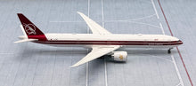 Load image into Gallery viewer, NG models Lite 1/400 Qatar Airways Boeing 777-300ER A7-BAC 25th Anniversary retro QTR022
