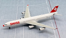 Load image into Gallery viewer, JC Wings 1/400 Swiss International Airbus A340-300 Red Nose HB-JMA
