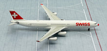 Load image into Gallery viewer, JC Wings 1/400 Swiss International Airbus A340-300 Red Nose HB-JMA
