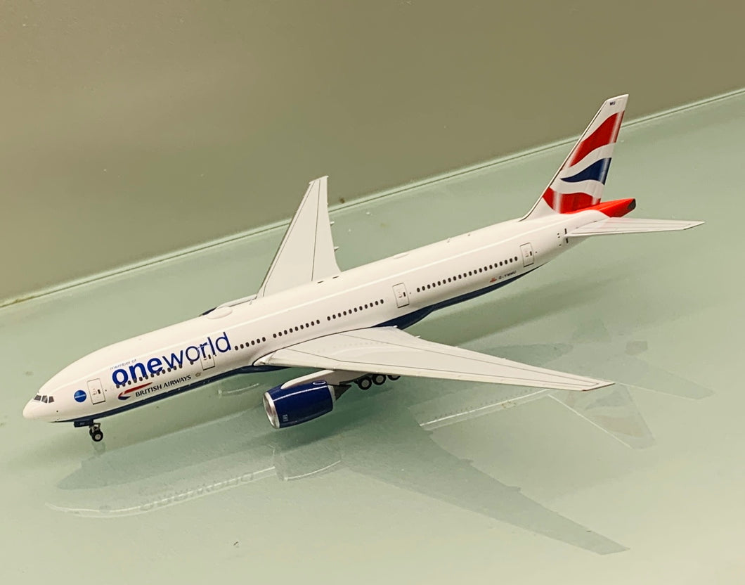 NG models 1/400 British Airways Boeing 777-200ER G-YMMU OneWorld 72036
