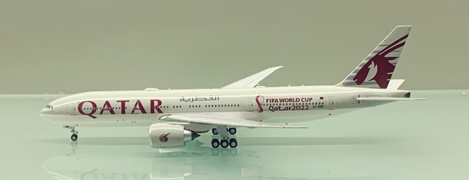 NG models 1/400 Qatar Airways Boeing 777-200LR A7-BBE FIFA