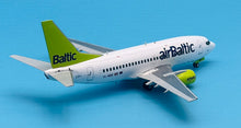 Load image into Gallery viewer, JC Wings 1/200 Air Baltic Boeing 737-500 YL-BBE
