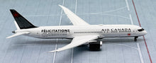Load image into Gallery viewer, JC Wings 1/400 Air Canada Boeing 787-9 &quot;Congratulations&quot; C-FVNB flaps down

