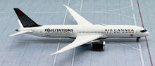 Load image into Gallery viewer, JC Wings 1/400 Air Canada Boeing 787-9 &quot;Congratulations&quot; C-FVNB
