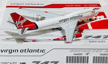 Load image into Gallery viewer, JC Wings 1/400 Virgin Atlantic Boeing 747-400 "Tubular Belle" G-VHOT
