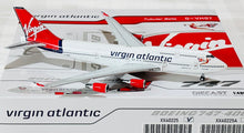 Load image into Gallery viewer, JC Wings 1/400 Virgin Atlantic Boeing 747-400 "Tubular Belle" G-VHOT

