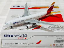 Load image into Gallery viewer, JC Wings 1/400 Iberia Airbus A330-200 oneworld EC-MYA
