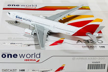 Load image into Gallery viewer, JC Wings 1/400 Iberia Airbus A330-200 oneworld EC-MYA
