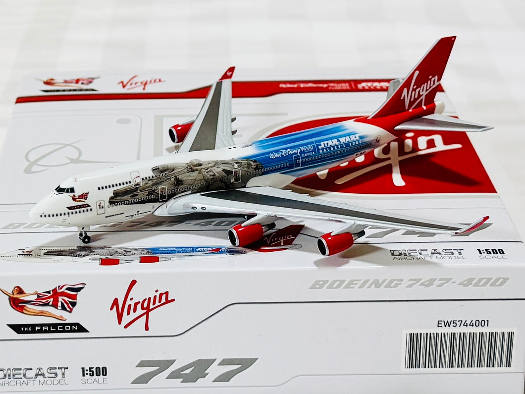 JC Wings 1/500 Virgin Atlantic Boeing 747-400 Star Wars G-VLIP