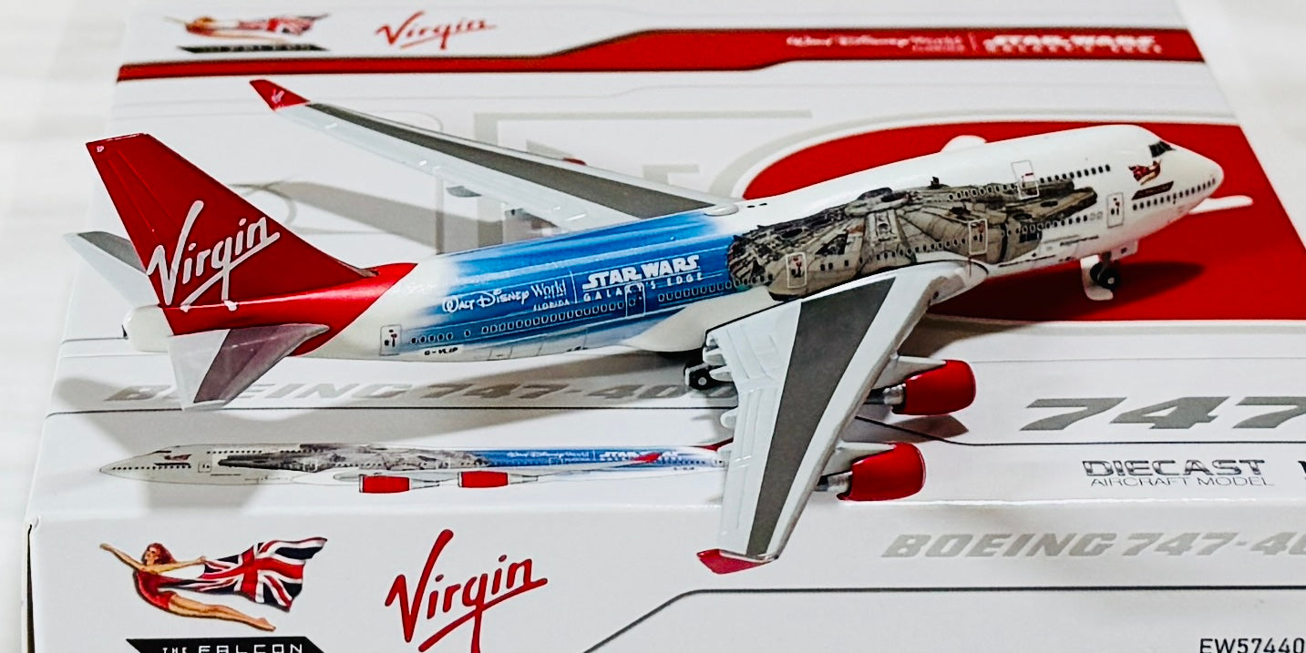 JC Wings 1/500 Virgin Atlantic Boeing 747-400 Star Wars G-VLIP