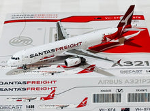 Load image into Gallery viewer, JC Wings 1/400 Qantas Freight Airbus A321(P2F) "Santa's Freight" VH-XF4
