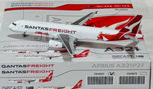 Load image into Gallery viewer, JC Wings 1/400 Qantas Freight Airbus A321(P2F) "Santa's Freight" VH-XF4
