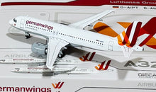 Load image into Gallery viewer, JC Wings 1/400 Germanwings Airbus A320 D-AIPT

