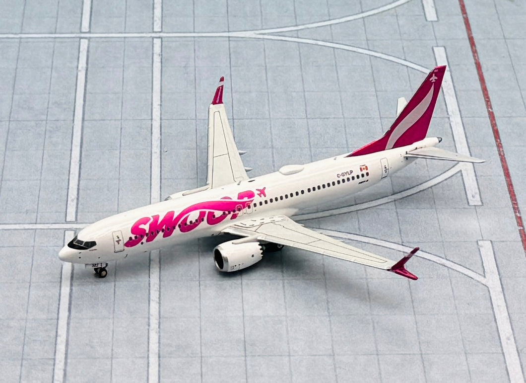 NG models 1/400 Swoop Airlines Boeing 737 MAX 8  C-GYLP (#Halifax) 88023