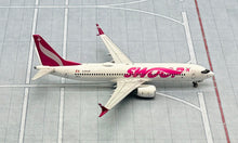 Load image into Gallery viewer, NG models 1/400 Swoop Airlines Boeing 737 MAX 8  C-GYLP (#Halifax) 88023
