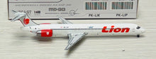 Load image into Gallery viewer, JC Wings 1/400 Lion Air McDonnell Douglas MD-90 PK-LIP
