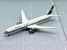 Load image into Gallery viewer, JC Wings 1/400 Saudi Arabian Airlines Boeing 787-10 Retro HZ-AR32 flaps down

