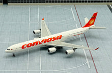 Load image into Gallery viewer, JC Wings 1/400 Conviasa Airbus A340-600 YV3533
