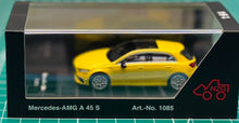 Load image into Gallery viewer, NZG Kilo Works 1/64 Mercedes-AMG A45 S in yellow
