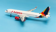 Load image into Gallery viewer, JC Wings 1/200 Avianca Airbus A320 N724AV Pride
