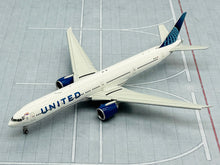 Load image into Gallery viewer, JC Wings 1/400 United Airlines Boeing 777-300ER N2749U Pride Flaps down

