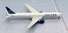 Load image into Gallery viewer, JC Wings 1/400 United Airlines Boeing 777-300ER N2749U Pride Flaps down
