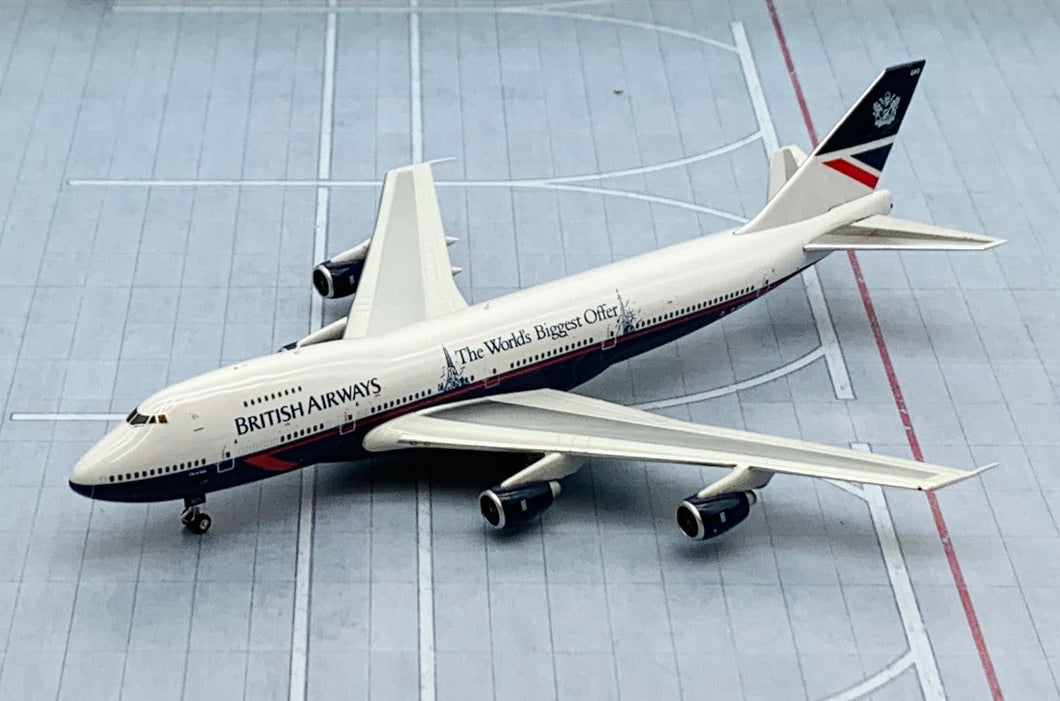 Phoenix 1/400 British Airways Boeing 747-200 G-BDXO The World's Biggest Offer