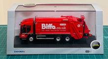 Load image into Gallery viewer, Oxford Die-cast 1/76 Dennis Eagle Olympus Refuse Truck Biffa
