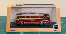 Load image into Gallery viewer, Oxford Die-cast 1/76 Duple Britannia Barton red bus
