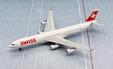 Load image into Gallery viewer, JC Wings 1/400 Swiss Airbus A340-300 "Zurich" HB-JMB
