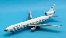 Load image into Gallery viewer, JC Wings 1/200 El Al Israel Airlines McDonnell Douglas MD-11 Polished N278WA
