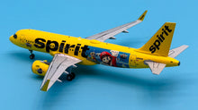 Load image into Gallery viewer, JC Wings 1/200 Spirit Airlines Airbus A320NEO Super Nintendo World N986NK

