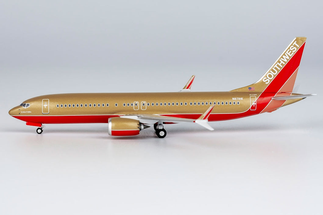 NG models Lite 1/400 Southwest Airlines Boeing 737 Max 8 N897HK Desert Gold Retro