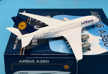 Load image into Gallery viewer, Phoenix 1/400 Lufthansa Airbus A380 D-AIMA 04522 Danke! Thanks you!
