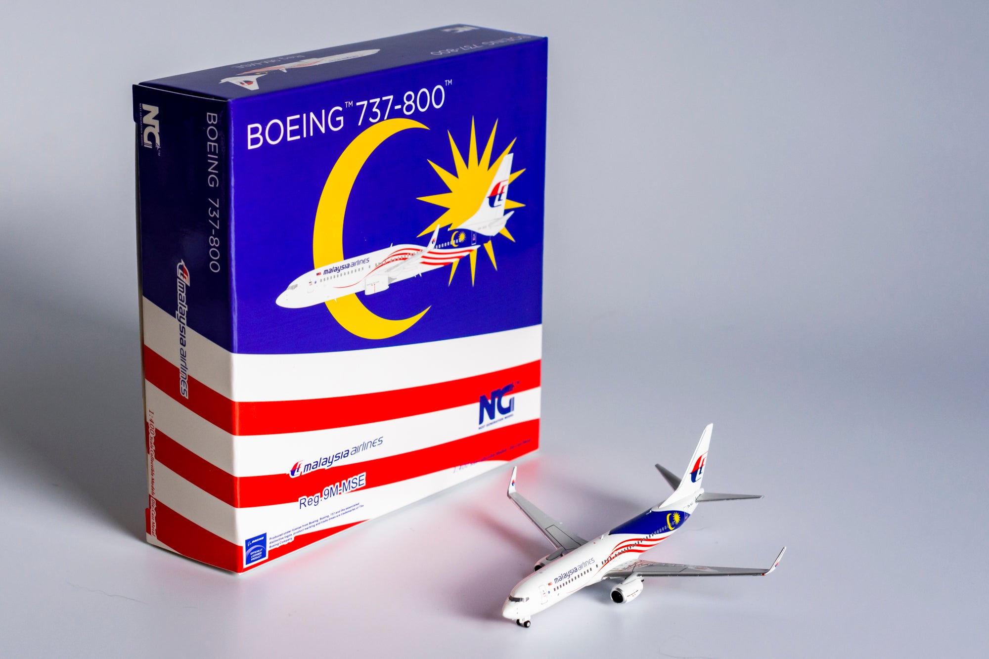 NG models 1/400 Malaysia Airlines 737-800 9M-MSE Negaraku