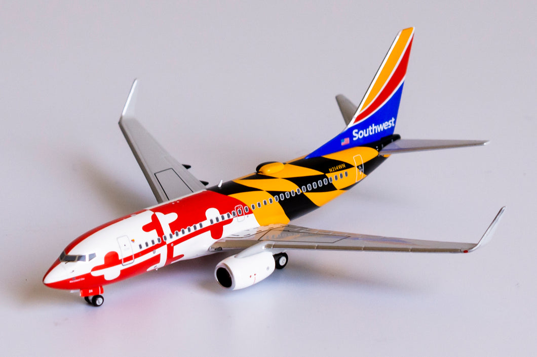 NG models 1/400 Southwest Airlines Boeing 737-700 N214WN Heart One tail 77007