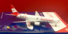 Load image into Gallery viewer, Gemini Jets 1/400 Austrian Airlines Boeing 777-200ER 60th OE-LPF
