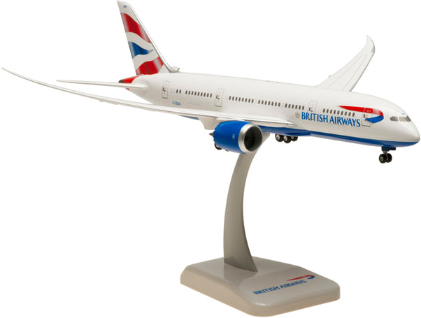 Hogan 1/200 British Airways Boeing 787-8 with gears G-ZBJA resin snap fit model