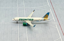 Load image into Gallery viewer, Gemini Jets 1/400 Frontier Airlines Airbus A320neo N303FR Poppy the Prairie Dog
