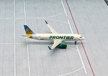 Load image into Gallery viewer, Gemini Jets 1/400 Frontier Airlines Airbus A320neo N303FR Poppy the Prairie Dog
