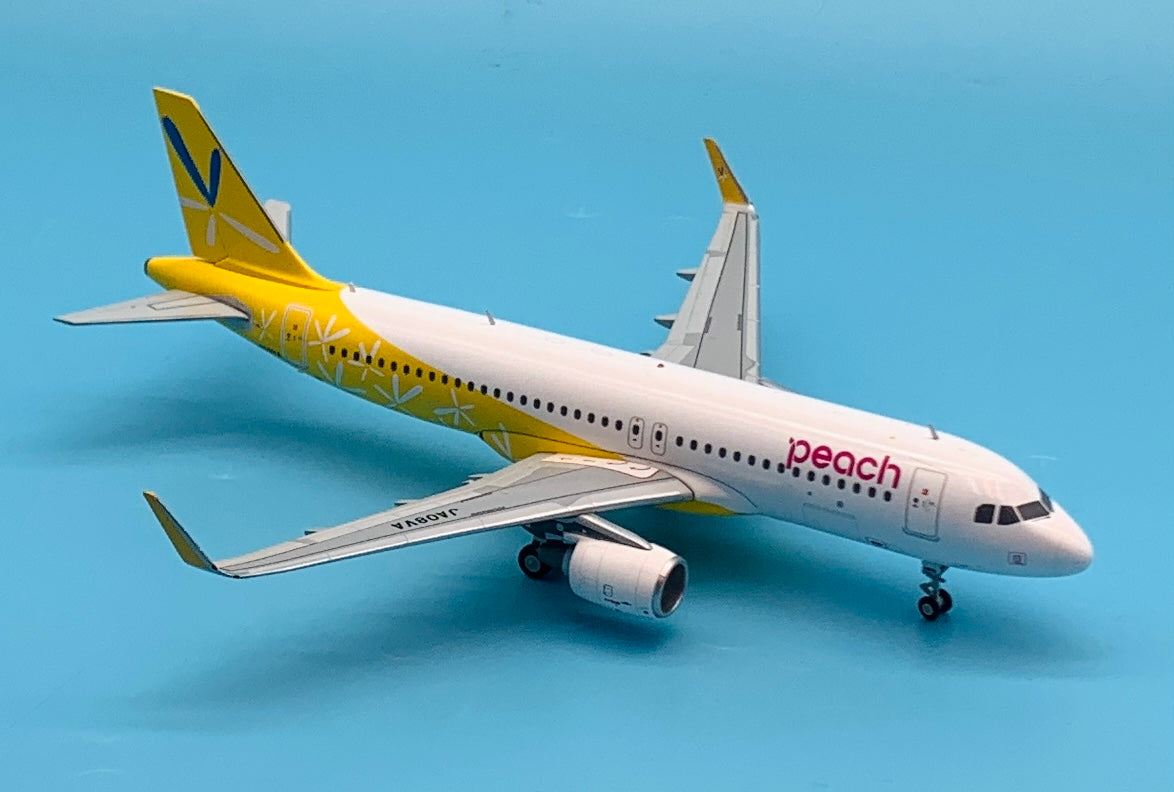 JC Wings 1/200 Peach Aviation Airbus A320 JA08VA Fly Peach to