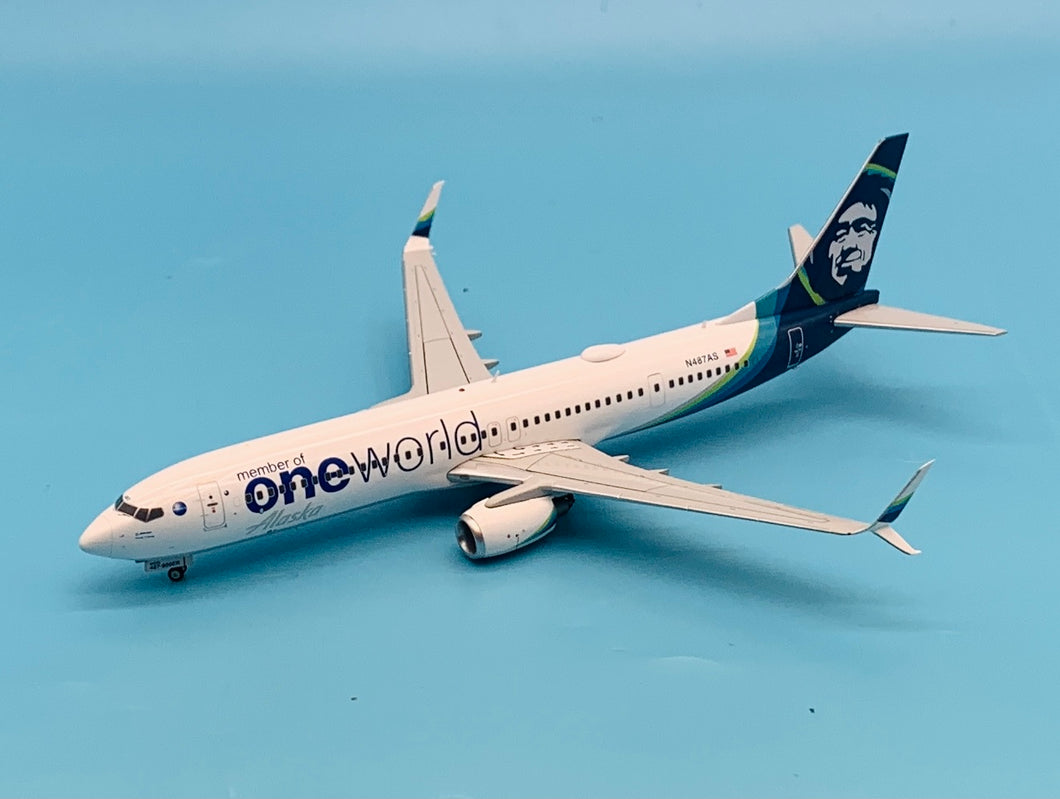 Gemini Jets 1/200 Alaska Airlines Boeing 737-900ER N487AS One World