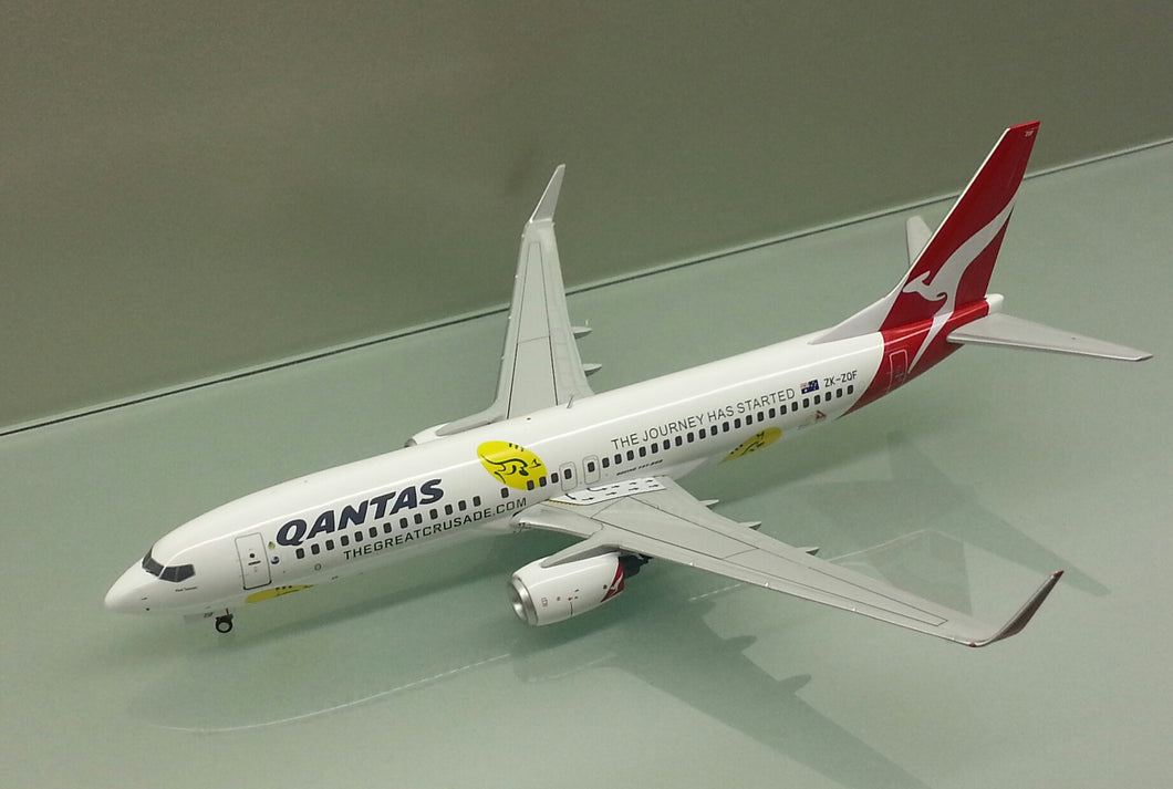 JC Wings 1/200 Qantas Airways Boeing 737-800 ZK-ZQF wallabies