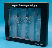 Load image into Gallery viewer, JC Wings 1/200 2x Airport Passenger Bridge 737 Transparent LH2281
