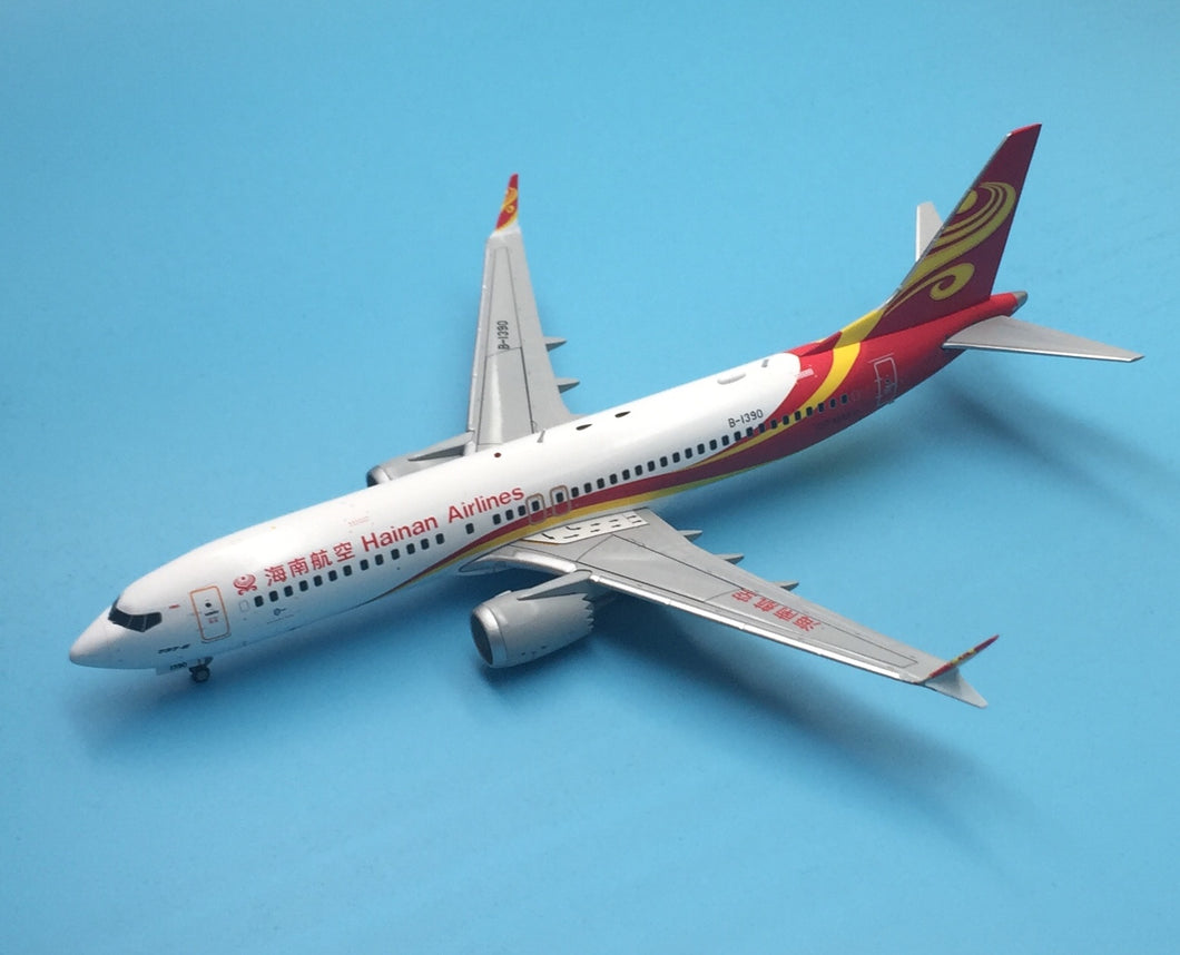 JC Wings 1/200 Hainan Airlines Boeing 737-8 MAX B-1390