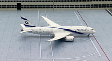 Load image into Gallery viewer, JC Wings 1/400 El Al Israel Boeing 787-8 4X-ERA Flaps Down
