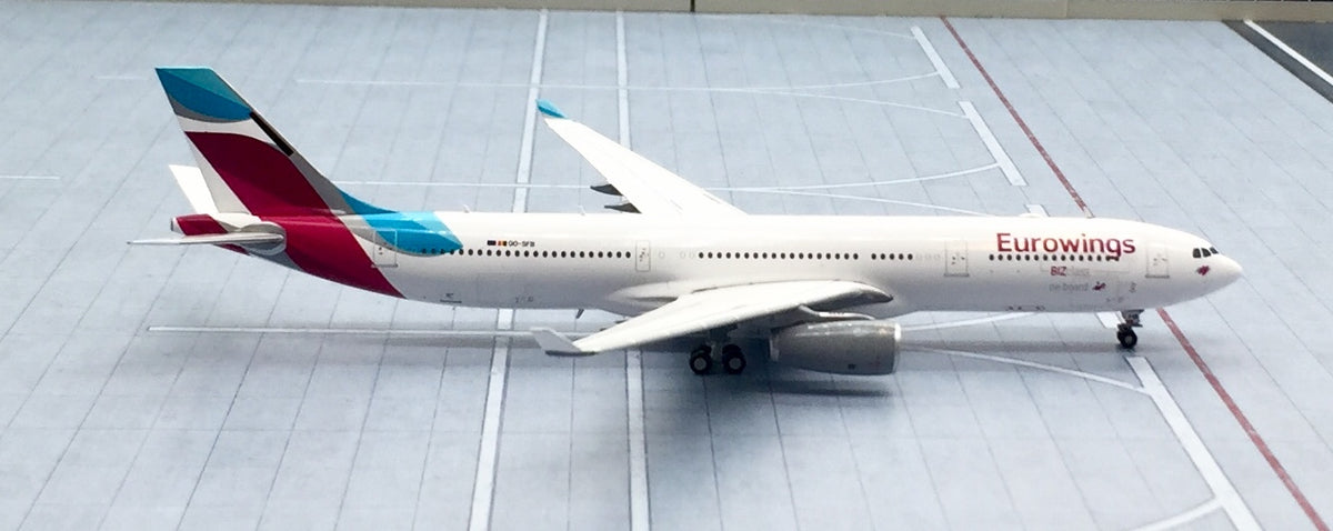 JC Wings 1/400 Eurowings Airbus A330-300 OO-SFB – First Class Collectables