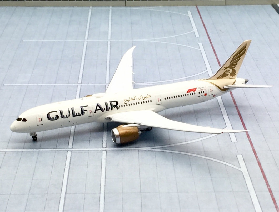 JC Wings 1/400 Gulf Air Boeing 787-9 A9C-FA Flaps Down